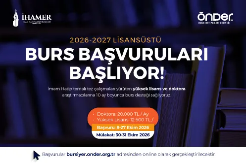 İHAMER’DEN ARAŞTIRMACILARA BURS DESTEĞİ